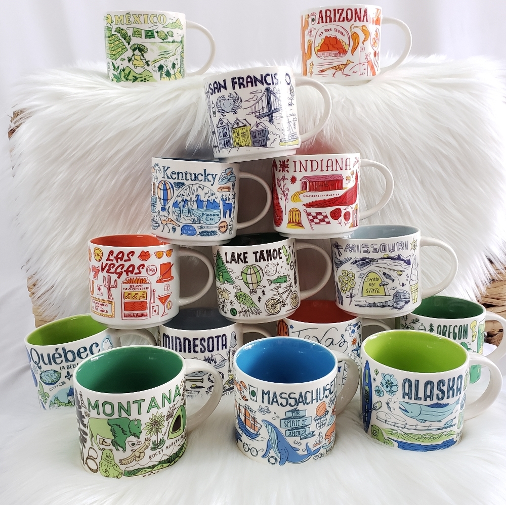 Starbucks Been There mug collection - see sizes for availability!